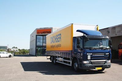 Lastas Trucks Danmark A/S leverer DAF CF 75 FAN 310 6 x 2/4 til Skovby Transport