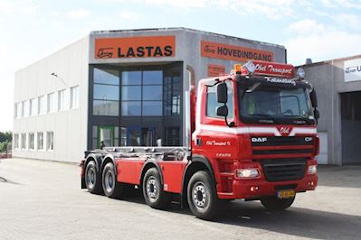 Lastas Trucks Danmark A/S leverer DAF FAD CF 85.460 8x4 med tiplad til Obel Transport A/S