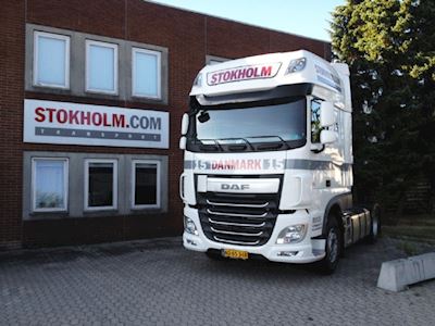 Lastas Trucks Danmark A/S leverer DAF FT XF 106.460 som den første EURO 6 til Stokholm Transport A/S