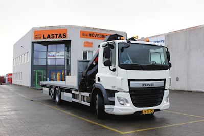 Lastas Trucks Danmark A/S leverer DAF CF 280 FAR DC til Jysk Stilladsmontage Holding ApS