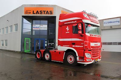 Lastas Trucks Danmark A/S har leveret en DAF XF 510 FTG SSC AS-Tronic til Oles Trucking 