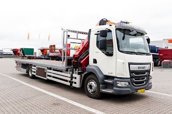 Lastas Trucks Danmark A/S leverer en ny DAF LF 260 FA 16T til IDEBYG ApS 